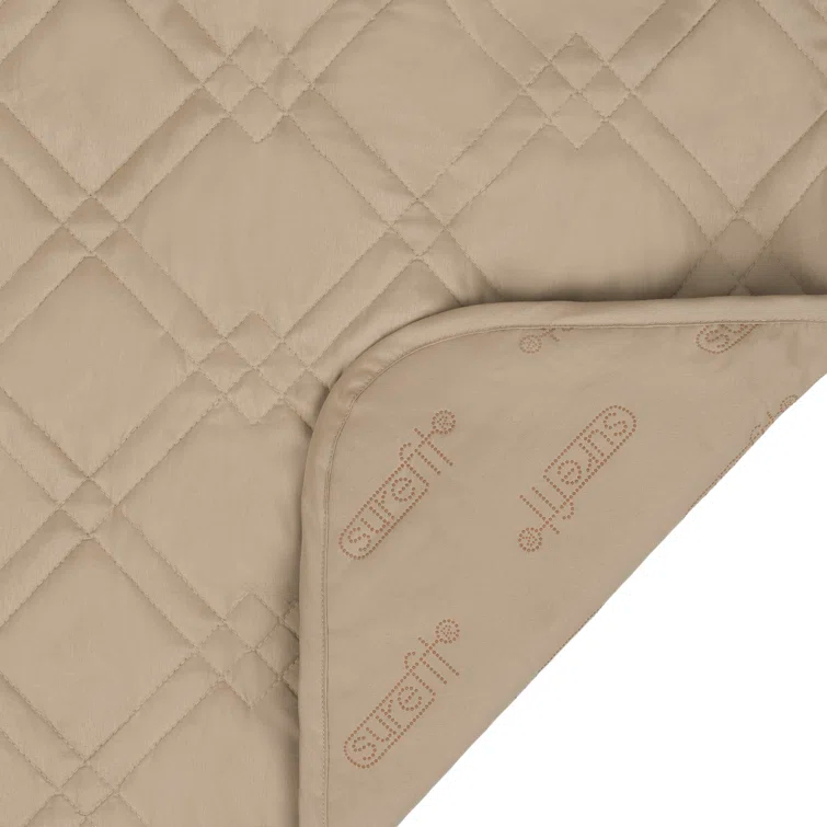 Sure Fit Polyester Box Cushion Sofa Slipcover