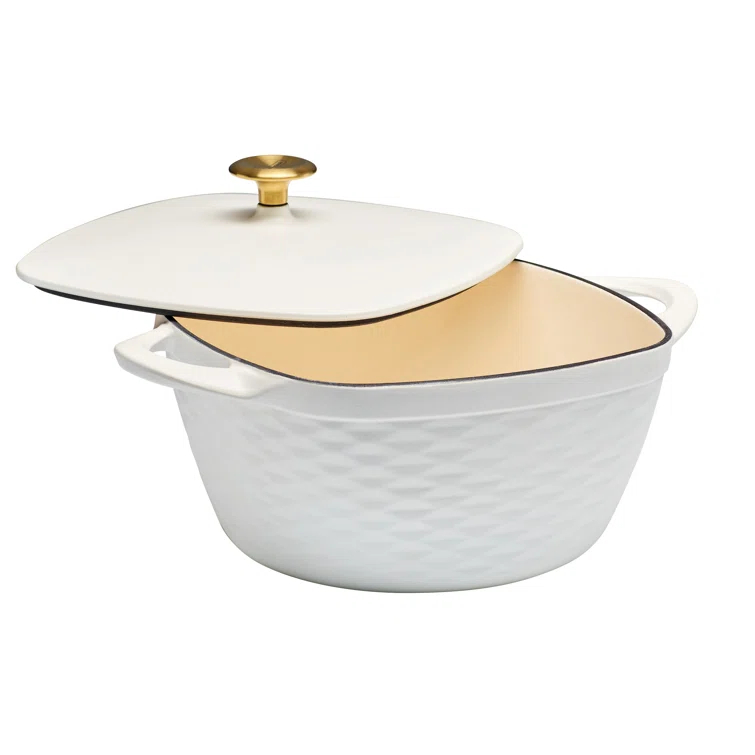 Tramontina Prisma 7 Qt Enameled Cast Iron Covered Square Dutch Oven