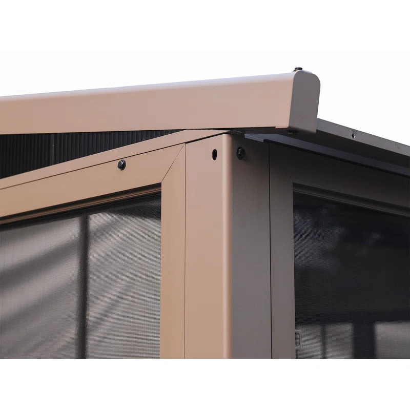 Gazebo Penguin Florence Wall-Mounted Solarium with Metal Roof