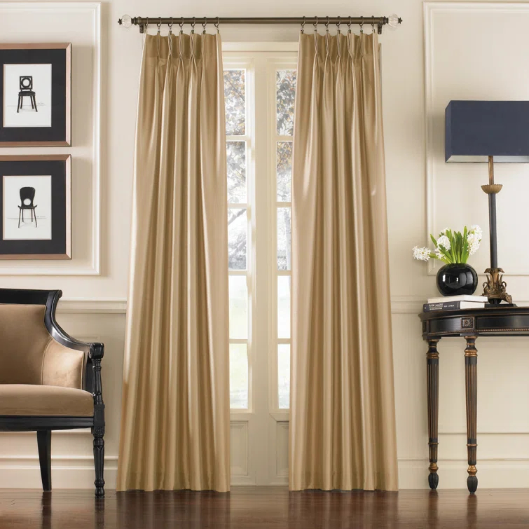 Charlton Home® Curtainworks Mansour Solid Room Darkening Single Curtain Panel & Reviews | Wayfair