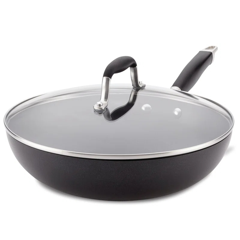 Anolon Anolon Advanced Bronze Hard-Anodized Nonstick Ultimate Pan with Lid, 12-Inch