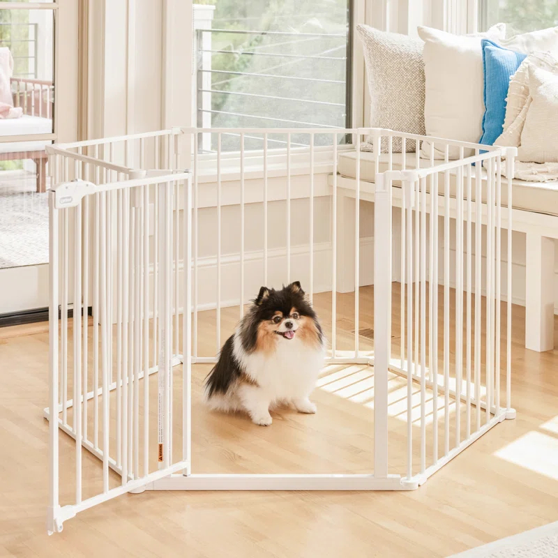 Carlson Pet Products 28'' H 6 Panel Metal Exercise Pen With Door
