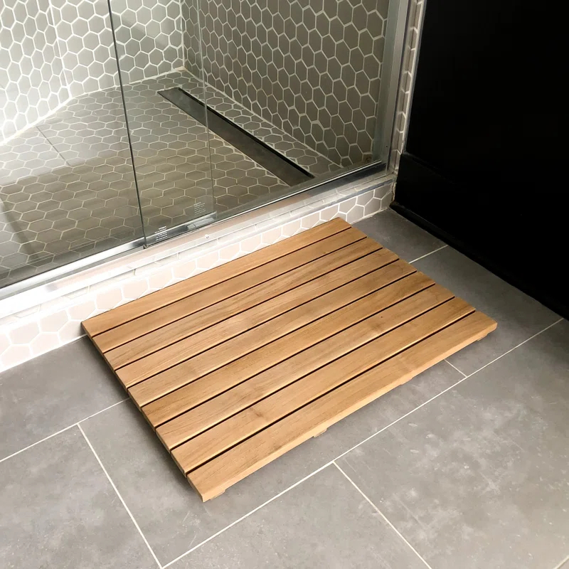 Teak Shower Mat