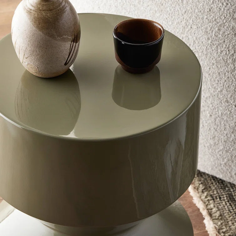 Roelf End Table-Sand Striae