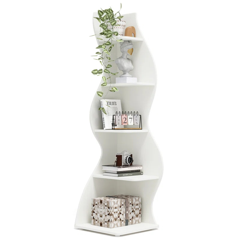 Millwood Pines Arhab Corner Bookcase