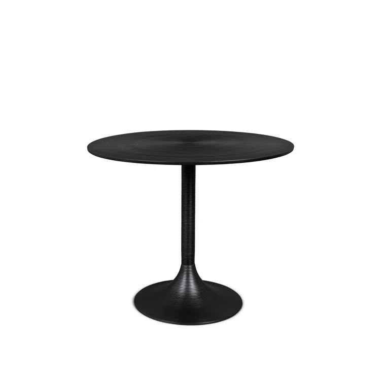 Bold Monkey Hypnotising Round Metal Dining Table