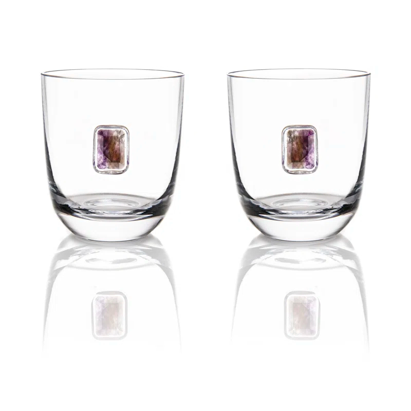 Anna New York 11.05oz. Drinking Glass Set (Set of 2)