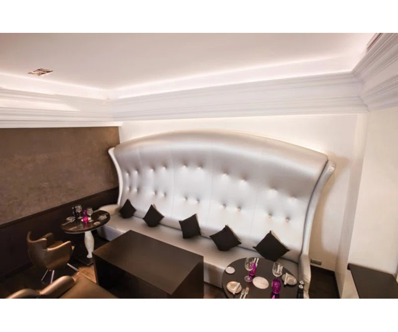 1-5/8 in x 2 in x 78-3/4 in Primed White Plain Polyurethane Crown Moulding (Set of 2)