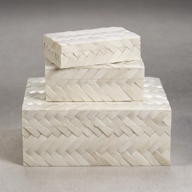 Netta Box - White / Medium