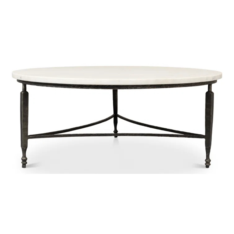 Sarreid Ltd Mykos Marble Top Coffee Table