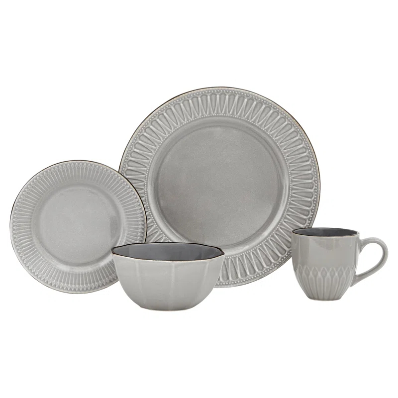 Baum 16 Piece Ceramic Dinnerware Set - Service for 4 (Set of 4)