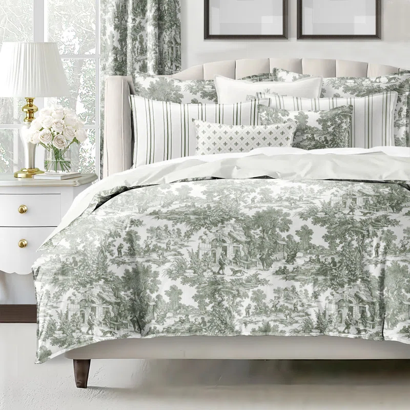 6ix Tailors Fine Linens Au Village Toile Sweet Grass