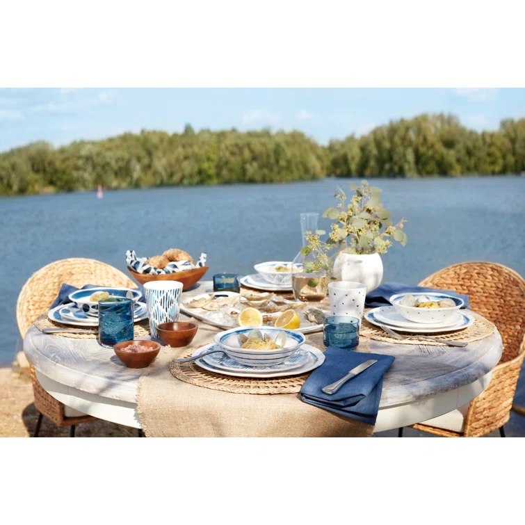 Lenox Blue Bay Melamine 20-Piece Dinnerware Set