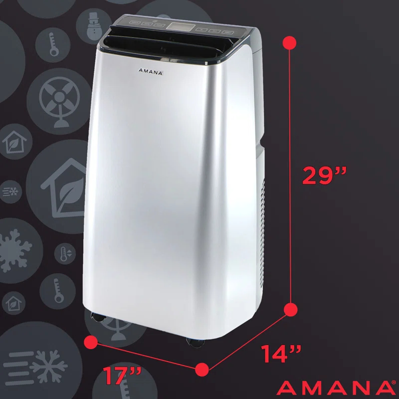 Amana Amana 10000 BTU Portable Air Conditioner for 350 Square Feet with Remote Included