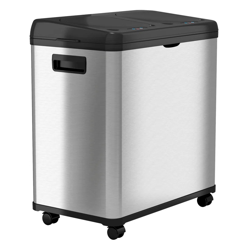 iTouchless Touchless Stainless Steel 16 Gallon Motion Sensor Trash Can