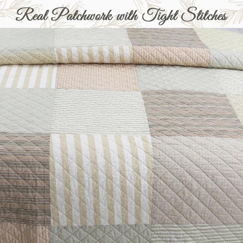 BB2022-078 Cotton Patchwork Quilt Set