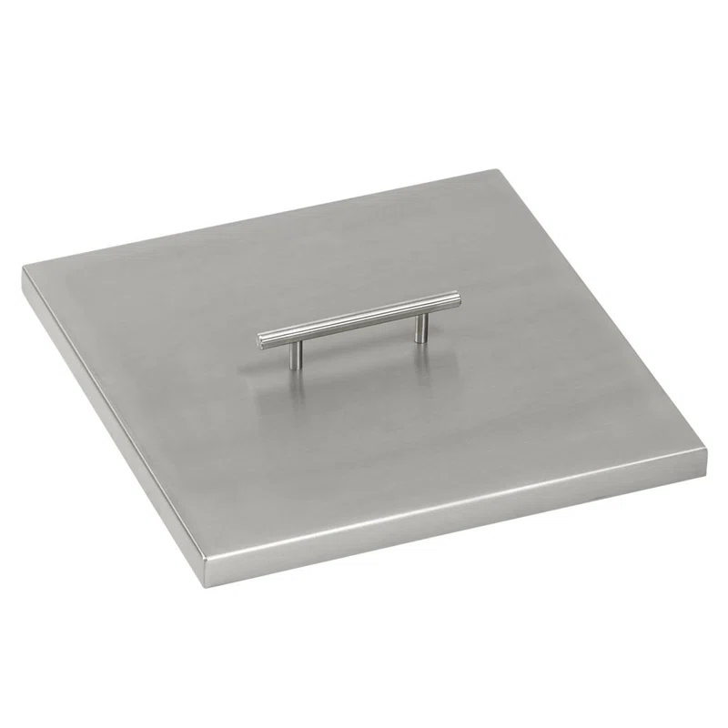 Square Stainless Steel Fire Pit Lid