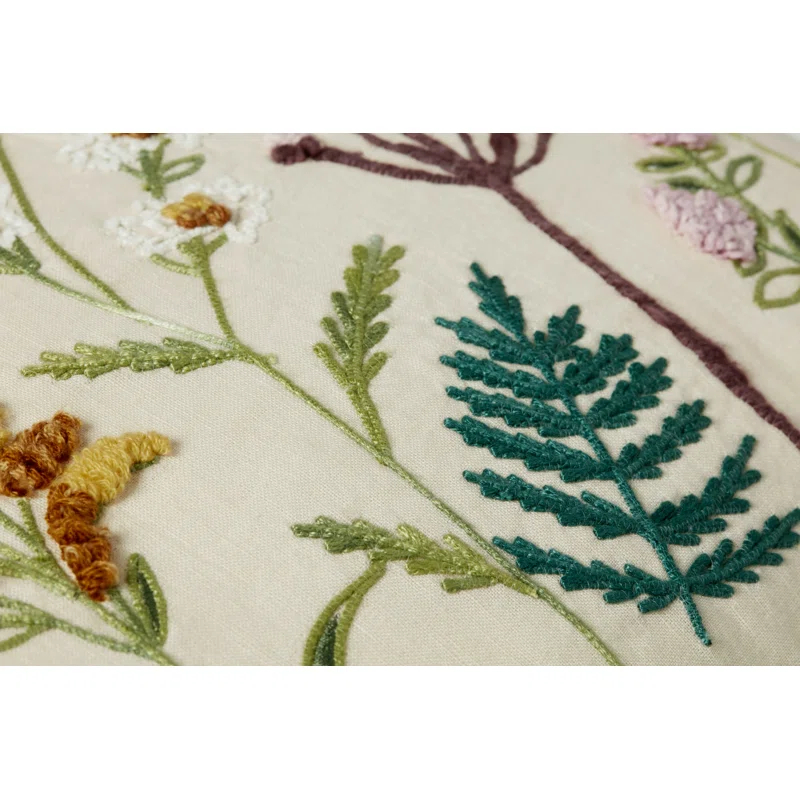 Rifle Paper Co. x Loloi Rifle Paper Co. X Loloi Wildflowers Cream Pillow