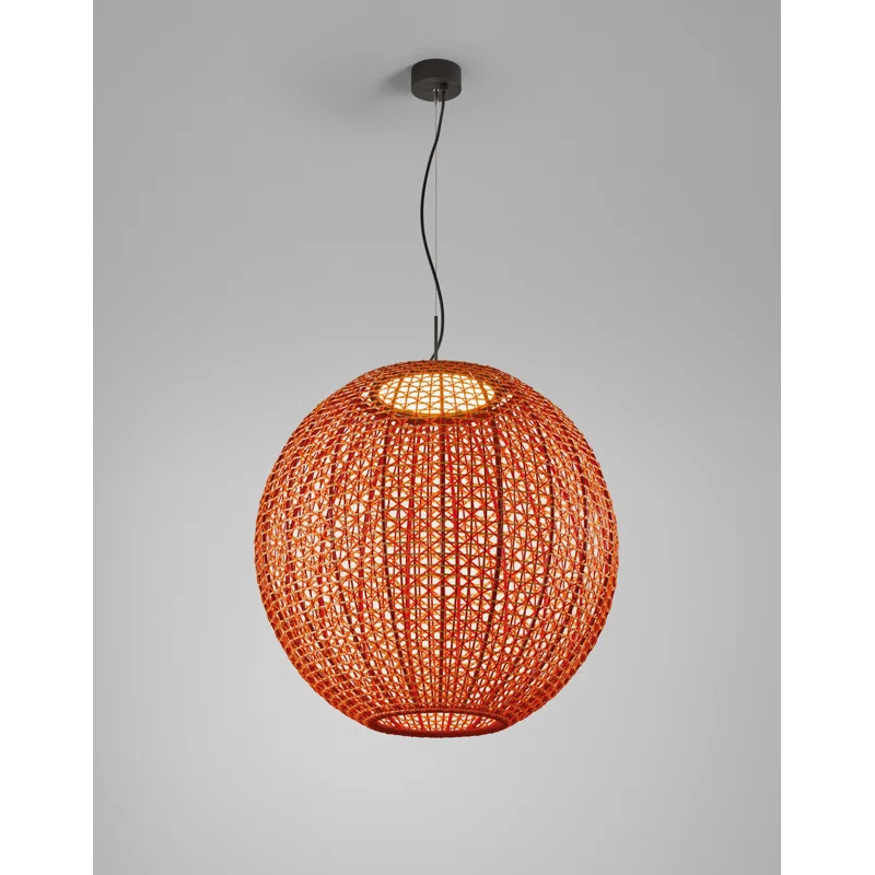 Nans 1 - Light Black LED Sphere Pendant