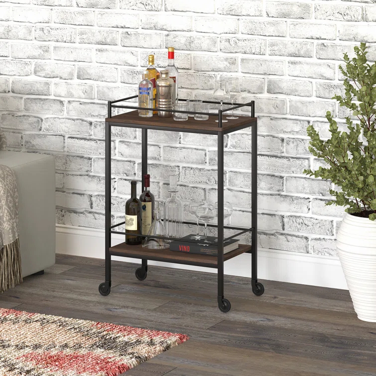 Wade Logan® Barnes Metal Bar Cart