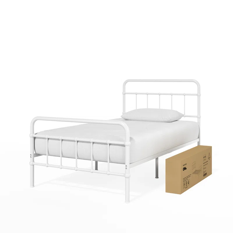 Zinus Florence 42" Modern Farmhouse Metal Platform Bed