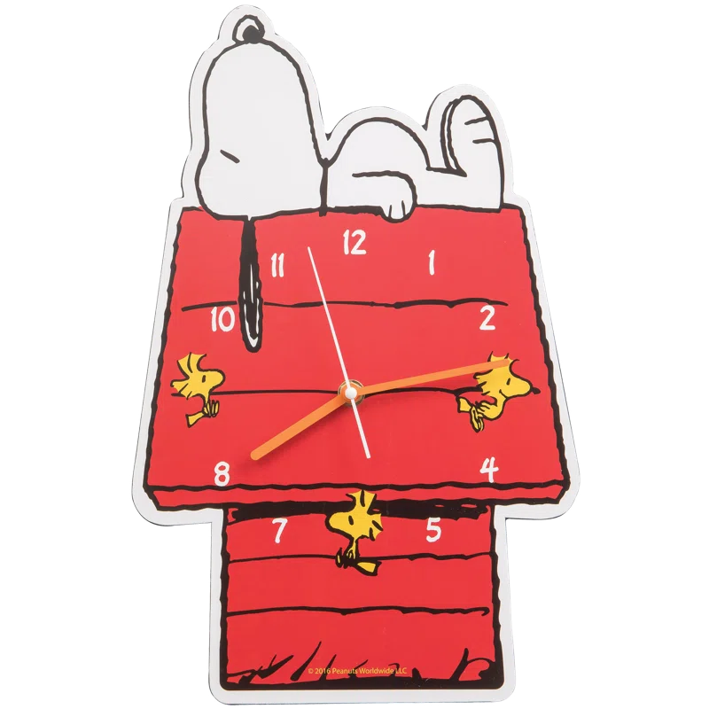 Vandor LLC Peanuts Metal Wall Clock