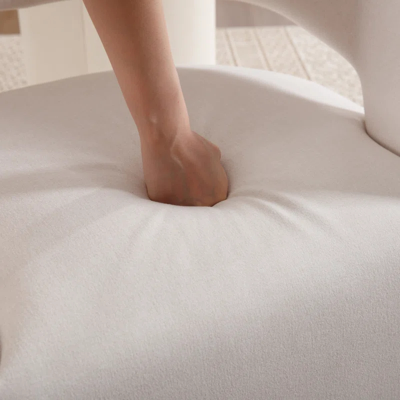 Orren Ellis Modern Dining Chairs Upholstered Dining Room Chairs Accent Chairs With Casters For Dining Room Living Room Set of 2