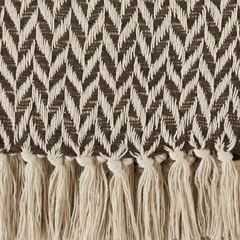 Design Imports Hand Woven Throw Blanket