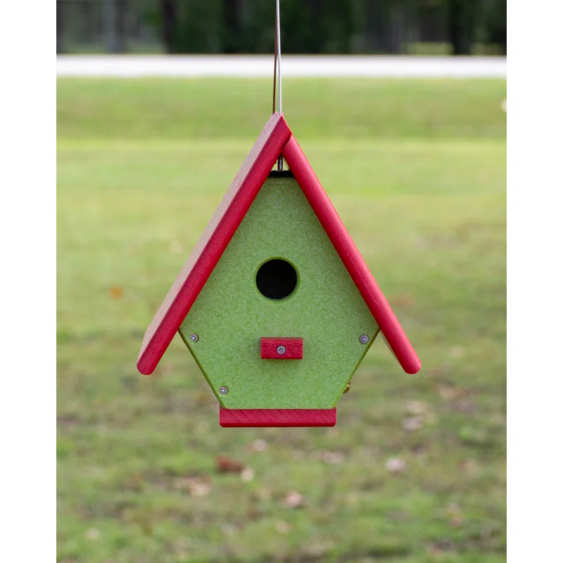 Outdoor Leisure Products 8.5'' H x 7'' W x 7.5'' D Hanging No Additional Durability Birdhouse