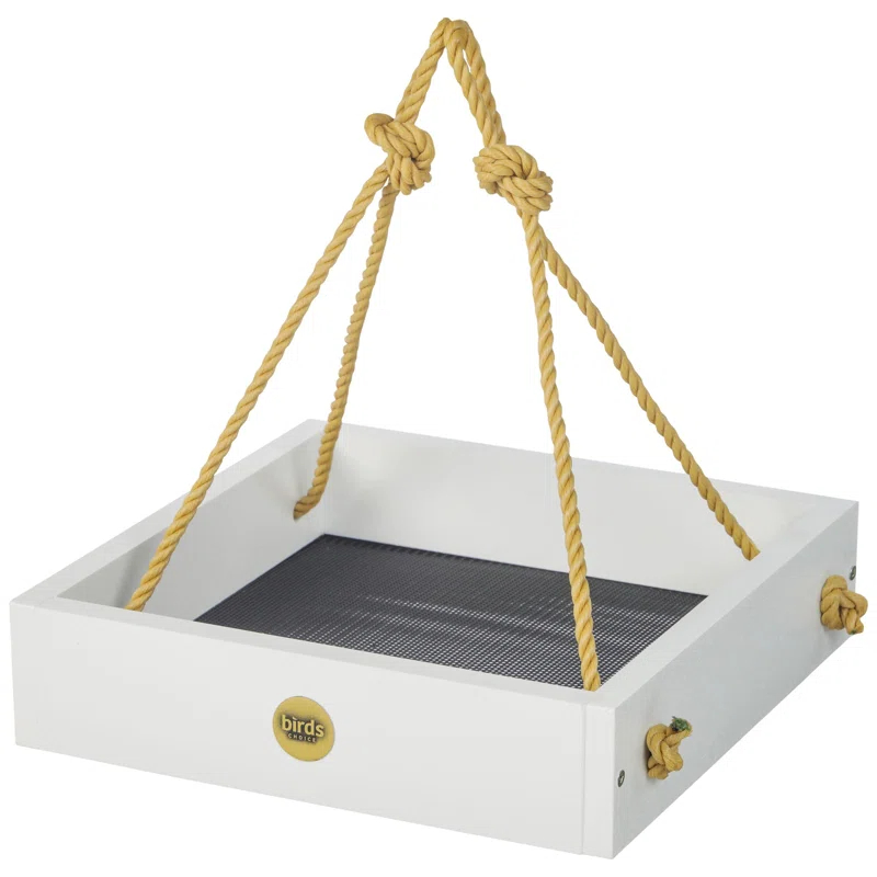 Birds Choice Birds Choice Modern Farmhouse Small Hanging Platform Bird Feeder