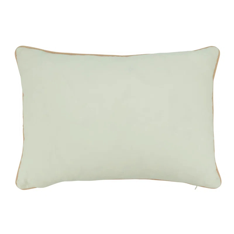Saro Newport Collection Cotton Throw Pillow