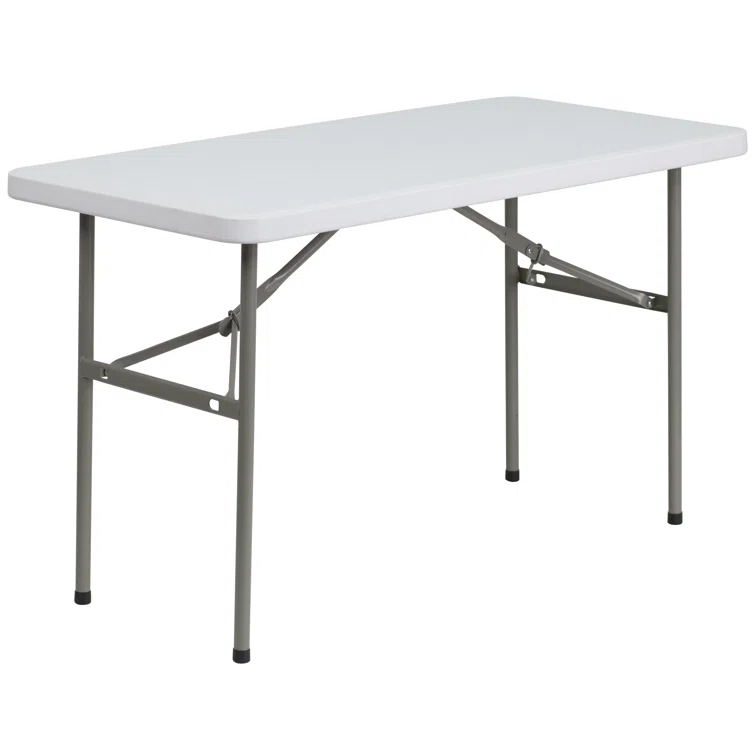 Flash Furniture Noah 4' Rectangular Plastic Event Folding Table