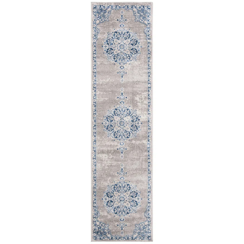Kelly Clarkson Home Carlisle Light Gray/Blue Rug