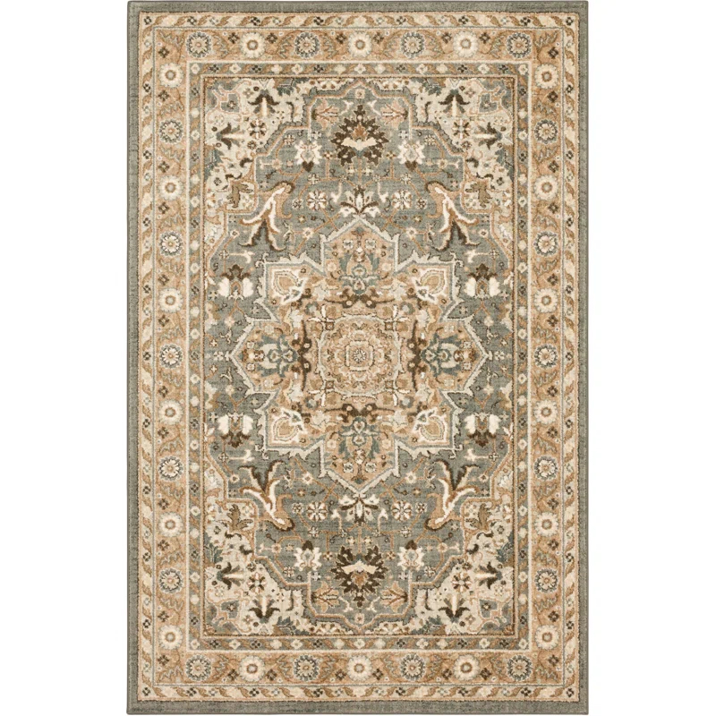 Karastan Euphoria Gray Traditional Ornamental Area Rug