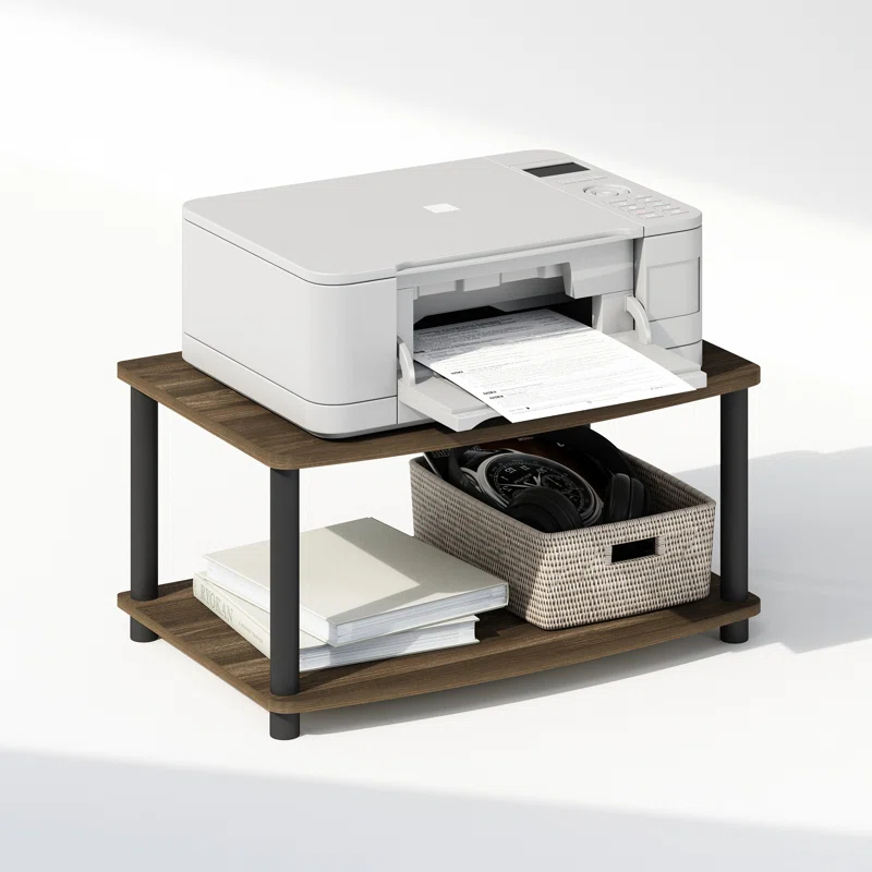 Furinno Turn-N-Tube 11'' H x 24'' W Printer Stand