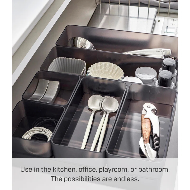 Yamazaki Home Yamazaki Home Stackable Organizers [Set Of 2] - Four Sizes, Small