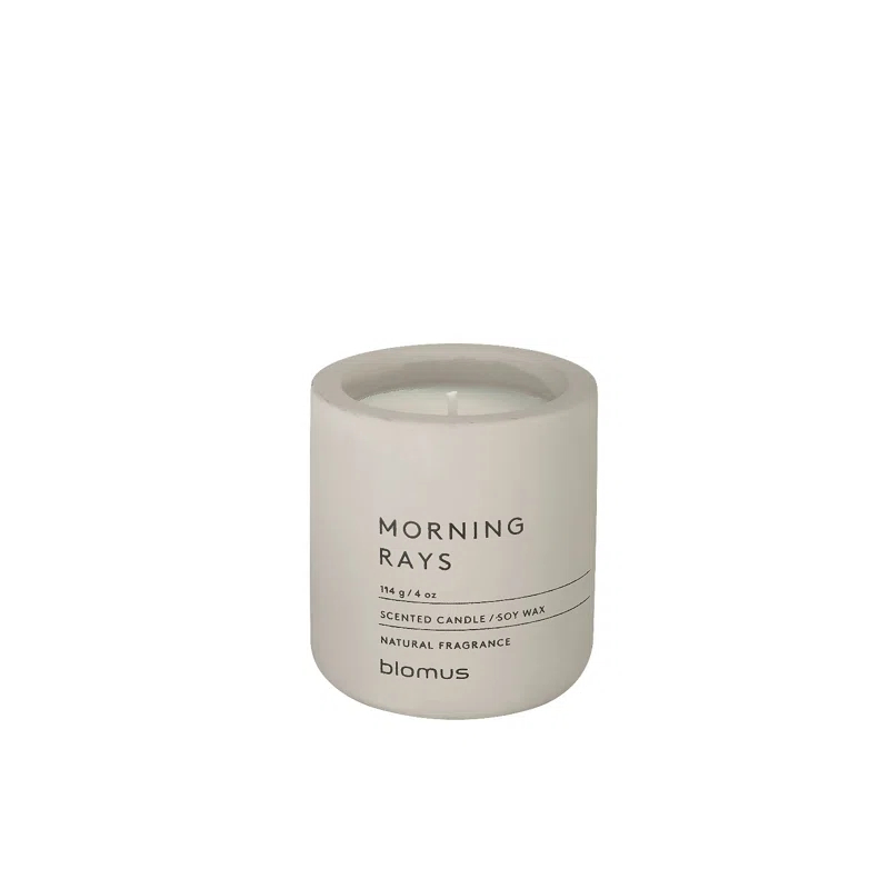 Blomus Fraga Scented Jar Candle with Stone Holder
