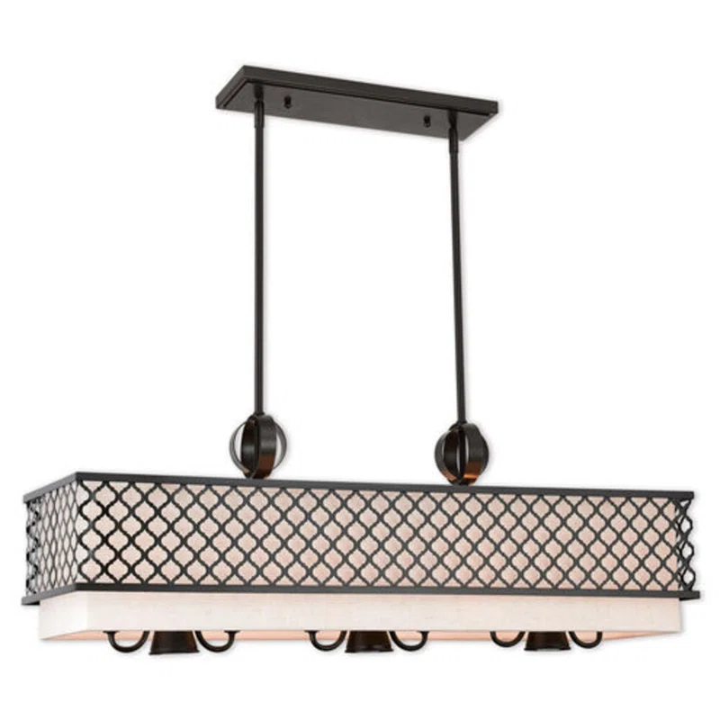 9 - Light Square / Rectangle Chandelier