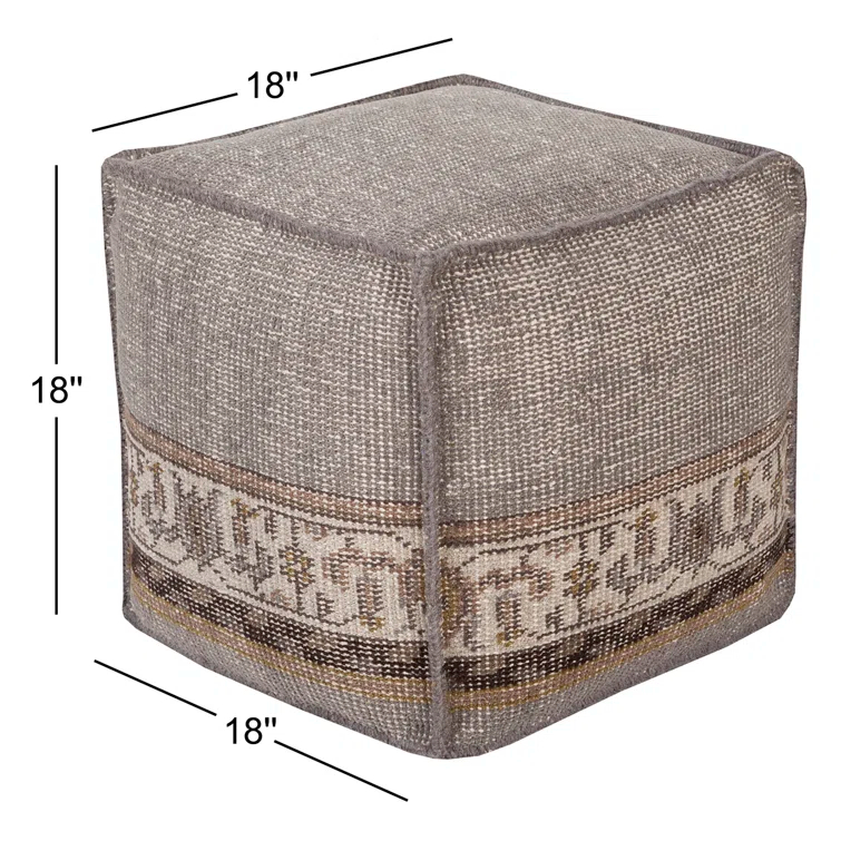 Surya Gina Pouf & Reviews | Perigold
