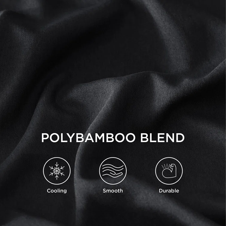 Bedsure Bedsure Pillow Cases Queen Size Set Of 2 - Polyester & Rayon Derived From Bamboo Cooling Pillowcase, Breathable, Soft And Wrinkle-Free Pillow Covers With Envelope Closure, Gifts, 20X30 Inches