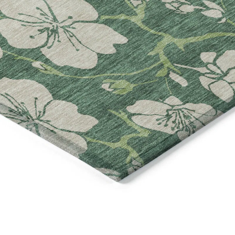 Machine Washable Indoor/Outdoor Chayden ACN1032 1'8" x 2'6" Rug