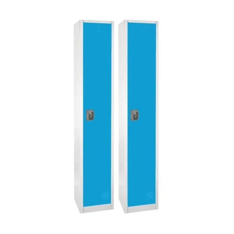 AdirOffice 12'' Wide Steel 1-Tier School and Gym Locker (Set of 2)