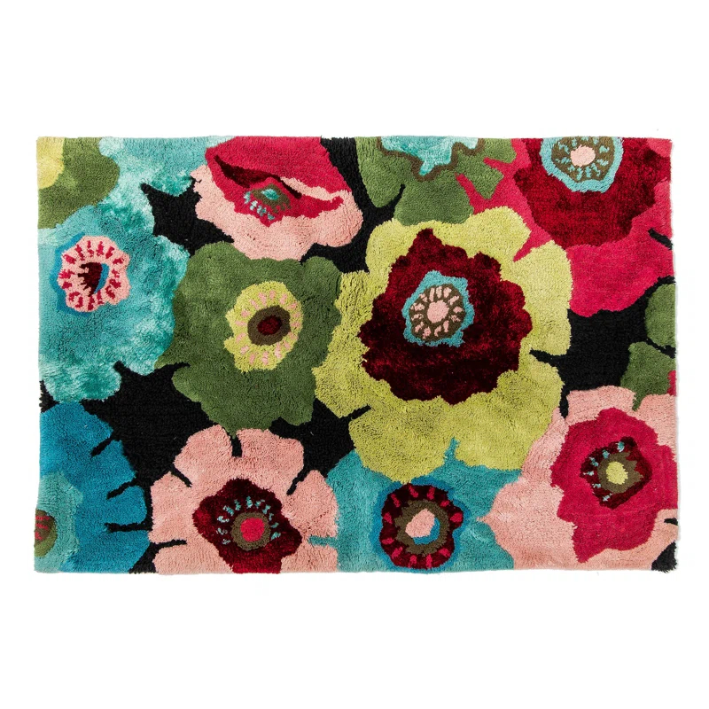 MacKenzie-Childs Always Flowers Bath Rug
