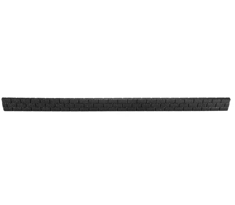 Rubberific 4 ft. Brickface Rubber Landscape Lawn Edging (Set of 6)