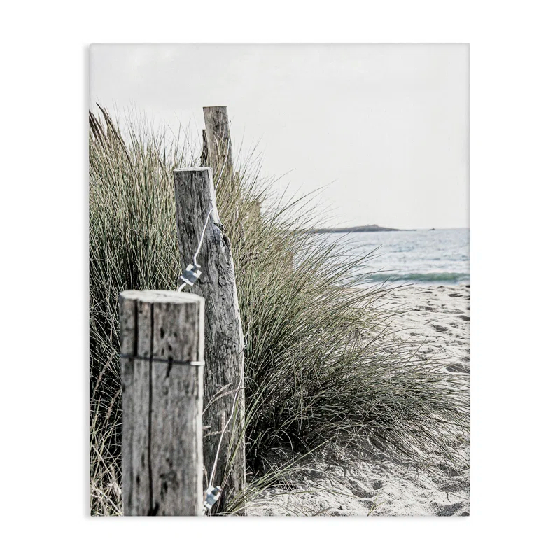 Stupell Industries Coastal Beach Landscape Canvas Wall Art Design by Incado | Wayfair