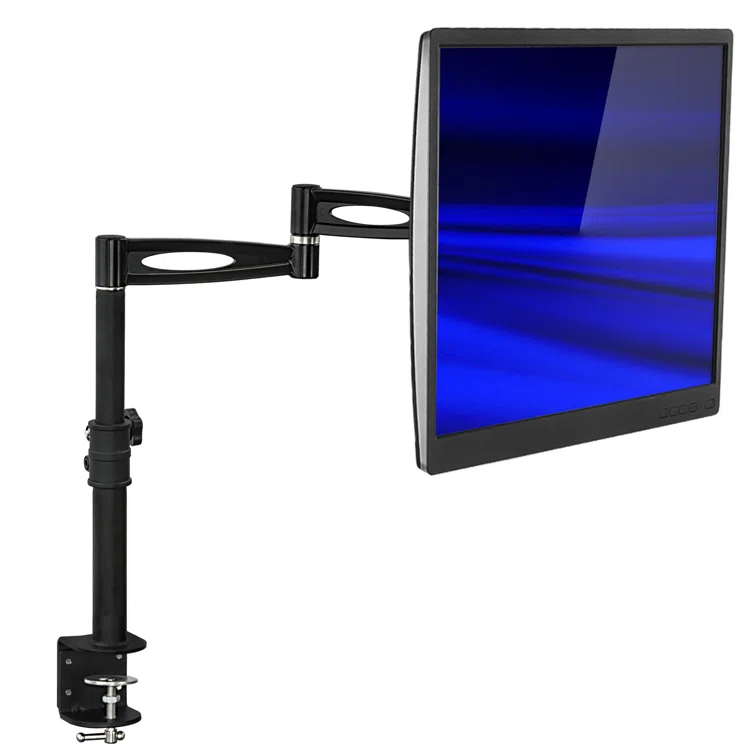 Mount-it Mount-It Full Motion Height Adjustable Single Monitor Arm Mount | Fits 13 - 30 in. Computer Screens