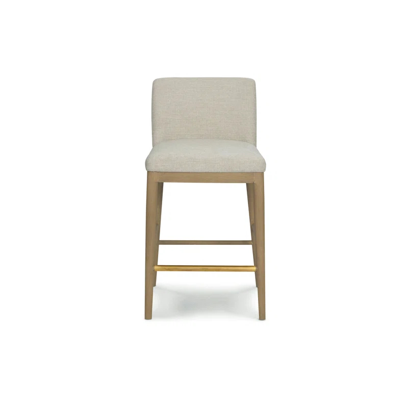 Brownstone Furniture Menlo Upholstered Counter Stool with Solid Wood Frame