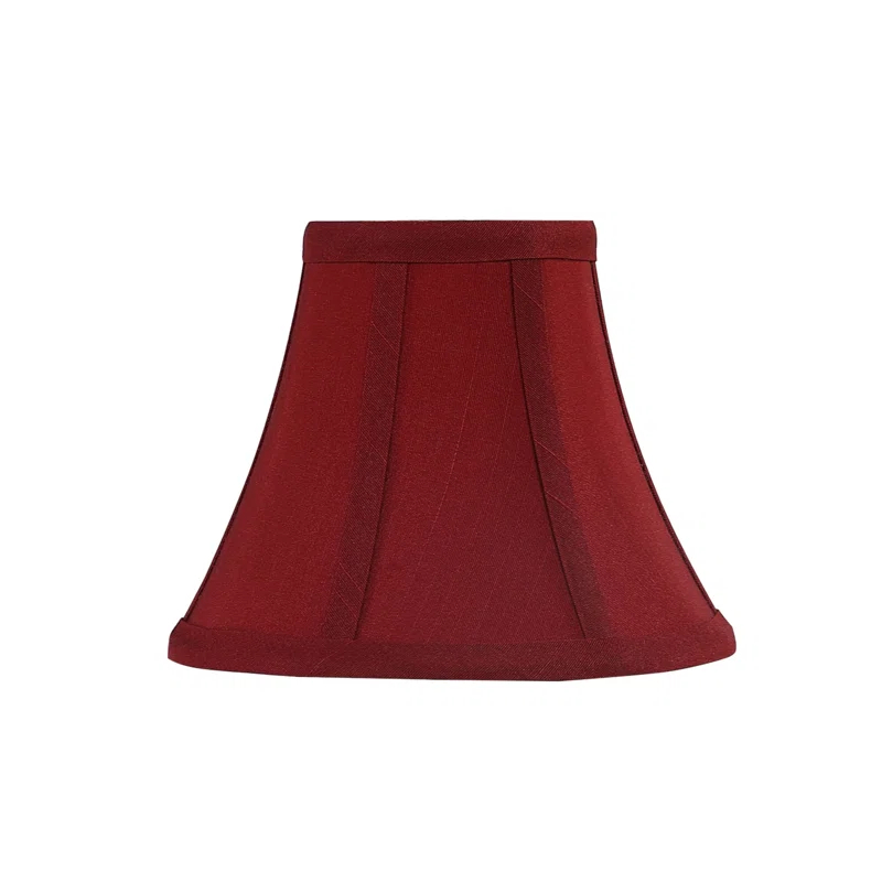 Aspen Creative Corporation 5'' H Faux Silk Fabric Bell Lamp Shade (Set of 6)