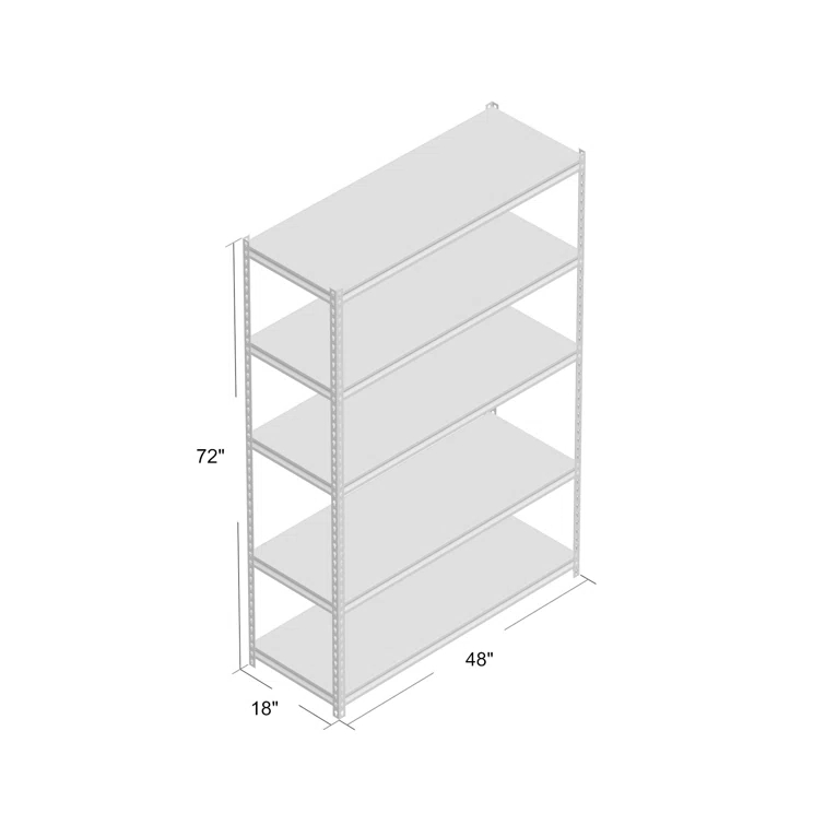 Edsal-Sandusky 48'' W Metal Height -Adjustable Shelving Unit