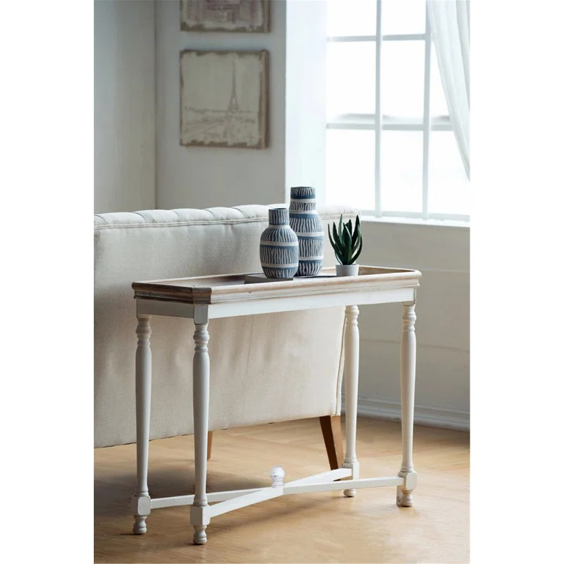 August Grove® Versatile Wooden Console Table for Stylish Home Decor and Functional Use